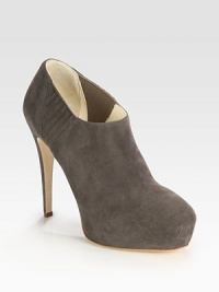 A sky-high heel defines this timeless silhouette of buttery suede with a hidden platform. Self-covered heel, 5 (125mm)Hidden platform, 1½ (40mm)Compares to a 3½ heel (90mm)Suede upper with hidden side elastic goresLeather lining and solePadded insoleMade in Italy A sky-high heel defines this timeless silhouette of buttery suede with a hidden platform. Self-covered heel, 5 (125mm)Hidden platform, 1½ (40mm)Compares to a 3½ heel (90mm)Suede upper with hidden side elastic goresLeather lining and solePadded insoleMade in Italy