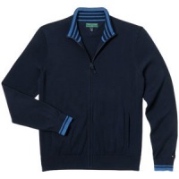 Hilfilger lazarus zip mock sweater midnight l Hilfilger lazarus zip mock sweater midnight l