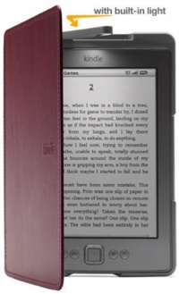 Amazon Kindle Lighted Leather Cover, Wine Purple (does not fit Kindle Paperwhite, Touch, or Keyboard) Amazon Kindle Lighted Leather Cover, Wine Purple (does not fit Kindle Paperwhite, Touch, or Keyboard)