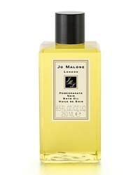 This sophisticated scent was inspired by a red silk dress and the intriguing character of pomegranate. Pomegranate Noir combines the sweet fruity notes of raspberry, plum, pink pepper and pomegranate with patchouli, frankincense and spicy woods to create a scent that's sensual, totally sophisticated and utterly compelling. Pomegranate Noir Bath Oil gently fragrances and moisturizes the skin. Lush and softly foaming, it's pure relaxation. This sophisticated scent was inspired by a red silk dress and the intriguing character of pomegranate. Pomegranate Noir combines the sweet fruity notes of raspberry, plum, pink pepper and pomegranate with patchouli, frankincense and spicy woods to create a scent that's sensual, totally sophisticated and utterly compelling. Pomegranate Noir Bath Oil gently fragrances and moisturizes the skin. Lush and softly foaming, it's pure relaxation.