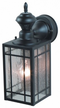 Heath/Zenith SL-4152-BK 150-Degree Motion-Activated Shaker Point Mission Style Decorative Lantern, Black Heath/Zenith SL-4152-BK 150-Degree Motion-Activated Shaker Point Mission Style Decorative Lantern, Black