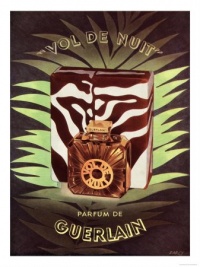 Guerlain, Guerlain Vol De Nuit, Night Light Womens, UK, 1930 Premium Poster Print, 18x24 Guerlain, Guerlain Vol De Nuit, Night Light Womens, UK, 1930 Premium Poster Print, 18x24