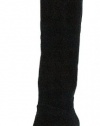 Marc Fisher Women's Verifies Knee High Wedge Suede Boots in Black