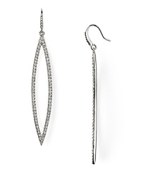Make a statement without saying a word. You'll sparkle and shine in these ABS by Allen Schwartz pave drop earrings. Make a statement without saying a word. You'll sparkle and shine in these ABS by Allen Schwartz pave drop earrings.