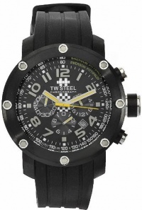 TW Steel Men's TW610 Emerson Fittipaldi Edition Black Rubber Chronograph Dial Watch TW Steel Men's TW610 Emerson Fittipaldi Edition Black Rubber Chronograph Dial Watch