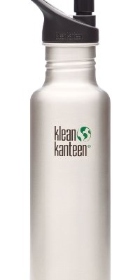 Klean Kanteen 27 oz Stainless Steel Water Bottle (Sport Cap 2.0) - Brushed Stainless Klean Kanteen 27 oz Stainless Steel Water Bottle (Sport Cap 2.0) - Brushed Stainless