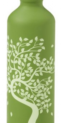 Gaiam 750ml Aluminum Water Bottle (Tree of Life, Poly Loop Cap) Gaiam 750ml Aluminum Water Bottle (Tree of Life, Poly Loop Cap)