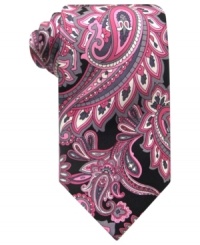 Raise awareness until there's finally a cure for breast cancer. This paisley tie from Susan G. Komen is an empowering piece for every man. Raise awareness until there's finally a cure for breast cancer. This paisley tie from Susan G. Komen is an empowering piece for every man.