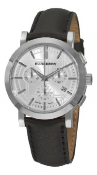 Burberry Men's BU1361 Heritage Gent Silver Chronograph Dial Watch Burberry Men's BU1361 Heritage Gent Silver Chronograph Dial Watch