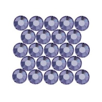 SWAROVSKI ELEMENTS Hotfix Crystal Flatback Rhinestones #2028 SS20 Tanzanite (50)