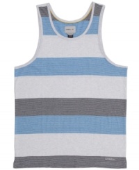 Make for the beach. This striped tank from O'Neill is ready to let the good times roll. Make for the beach. This striped tank from O'Neill is ready to let the good times roll.