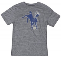 NFL Indianapolis Colts Bigger Better Retro Logo Tri-Blend Tee Men's NFL Indianapolis Colts Bigger Better Retro Logo Tri-Blend Tee Men's