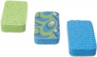 Casabella Scrubby Sponges, 3-Pack, Blue