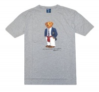 Polo by Ralph Lauren Men Bear Fashion Crewneck Big Print T-shirt Polo by Ralph Lauren Men Bear Fashion Crewneck Big Print T-shirt