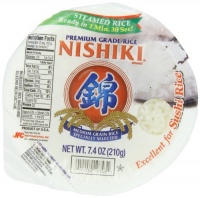 Nishiki Steamed White Rice, 7.4-Ounce (Pack of 6) Nishiki Steamed White Rice, 7.4-Ounce (Pack of 6)