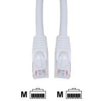 (5 PACK) 10 Feet RJ45 CAT 5E Molded Network Cable - White (5 PACK) 10 Feet RJ45 CAT 5E Molded Network Cable - White