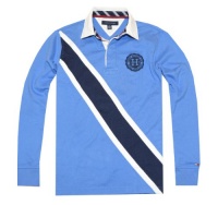 Tommy Hilfiger Men Long Sleeve Polo Logo Rugby T-shirt Tommy Hilfiger Men Long Sleeve Polo Logo Rugby T-shirt