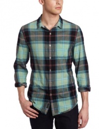 Calvin Klein Jeans Men's Siren Plaid Long Sleeve Woven Calvin Klein Jeans Men's Siren Plaid Long Sleeve Woven