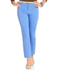 Add a cheerful touch to your wardrobe with Charter Club's classic jeans in a modern, saturated wash. Pair them with a contrasting belt for an extra pop of color! Add a cheerful touch to your wardrobe with Charter Club's classic jeans in a modern, saturated wash. Pair them with a contrasting belt for an extra pop of color!