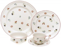 Villeroy & Boch Petite Fleur 5-Piece Place Setting, Service for 1 Villeroy & Boch Petite Fleur 5-Piece Place Setting, Service for 1