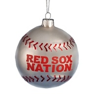 A holiday ornament perfect for the ultimate Red Sox fan. A holiday ornament perfect for the ultimate Red Sox fan.