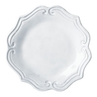 Handmade from Venetian terra marrone, or brown clay, this ornately sculpted salad plate is inspired by the early Baroque period of Italian art and architecture. Handmade from Venetian terra marrone, or brown clay, this ornately sculpted salad plate is inspired by the early Baroque period of Italian art and architecture.