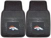 FANMATS 8768 NFL Denver Broncos Front Heavy Duty Vinyl Car Mat - 2 Pieces
