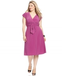 The spring dress of your dreams: Evan Picone's matte jersey silhouette is perfectly prepped for the season with a seasonally inspired hue. The spring dress of your dreams: Evan Picone's matte jersey silhouette is perfectly prepped for the season with a seasonally inspired hue.