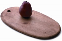 J.K. Adams 14-Inch-by-18-1/2-Inch Maple Wood Artisan Cutting Board, Oval-Shaped J.K. Adams 14-Inch-by-18-1/2-Inch Maple Wood Artisan Cutting Board, Oval-Shaped