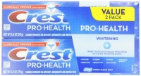 Crest Pro-Health Whitening Fresh Clean Mint Flavor Toothpaste Twin Pack 12 Oz Crest Pro-Health Whitening Fresh Clean Mint Flavor Toothpaste Twin Pack 12 Oz