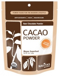 Navitas Naturals, Raw Chocolate Powder, Organic, 16-Ounce Pouches (Pack of 1)