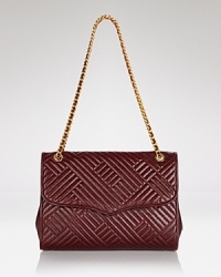 Be stylish at every affair with this luxurious Rebecca Minkoff shoulder bag. City girls love this design for its roomy, carry-everything shape, now updated for this season in richly hued leather. Be stylish at every affair with this luxurious Rebecca Minkoff shoulder bag. City girls love this design for its roomy, carry-everything shape, now updated for this season in richly hued leather.