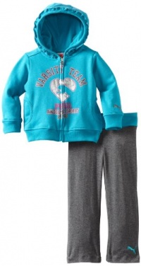 Puma-Kids Girls 2-6X Tod Hoodie And Yoga Pant Set Puma-Kids Girls 2-6X Tod Hoodie And Yoga Pant Set