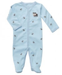 Carter's Bulldogs Galore Coverall (Sizes NB - 9M) - blue, 6 months Carter's Bulldogs Galore Coverall (Sizes NB - 9M) - blue, 6 months