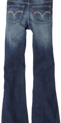 Levi's Girls 7-16 Regs 5524 Skinny Flare Jean, Electric Sky, 8 Levi's Girls 7-16 Regs 5524 Skinny Flare Jean, Electric Sky, 8