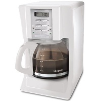 Mr. Coffee SJX20 12-Cup Programmable Coffeemaker, White Mr. Coffee SJX20 12-Cup Programmable Coffeemaker, White