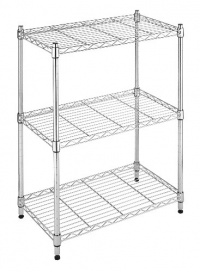 Whitmor 6060-3436 Supreme Small 3-Tier Shelving, Chrome Whitmor 6060-3436 Supreme Small 3-Tier Shelving, Chrome