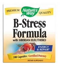 Nature's Way B-Stress with Siberian Eleuthero, 100 Capsules Nature's Way B-Stress with Siberian Eleuthero, 100 Capsules