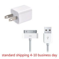USB Power Wall Charger + Syn Data Cable for Apple iPod Touch iPhone 4 4S 3G 3GS USB Power Wall Charger + Syn Data Cable for Apple iPod Touch iPhone 4 4S 3G 3GS