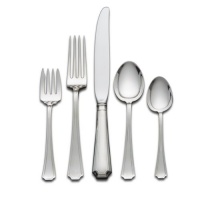 Gorham Fairfax 5-Piece Sterling Silver Flatware Dinner Set, Service for 1 Gorham Fairfax 5-Piece Sterling Silver Flatware Dinner Set, Service for 1