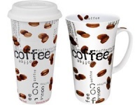 Konitz Coffee Collage Collection To Stay/Go Mega Mugs, Set of 2 Konitz Coffee Collage Collection To Stay/Go Mega Mugs, Set of 2