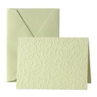 Crane & Co. Blind Embossed Willow Green Notes (CF1161) Crane & Co. Blind Embossed Willow Green Notes (CF1161)