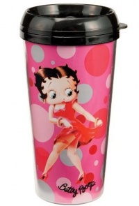 Vandor 16 Oz. Plastic Travel Mug- #10551 Betty Boop Vandor 16 Oz. Plastic Travel Mug- #10551 Betty Boop