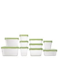 OXO Good Grips 20-Piece LockTop Container Set with Green Lids OXO Good Grips 20-Piece LockTop Container Set with Green Lids