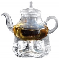Northwest Glass 3-Cup Teapot and Infuser for Loose Tea or Display Tea Northwest Glass 3-Cup Teapot and Infuser for Loose Tea or Display Tea
