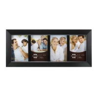 Prinz 4-Opening Dakota Black Wood Collage frame for 4-Inch by 6-Inch Photo Prinz 4-Opening Dakota Black Wood Collage frame for 4-Inch by 6-Inch Photo