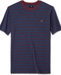Step up your everyday casual look wear this striped t-shirt from DC Shoes. Step up your everyday casual look wear this striped t-shirt from DC Shoes.