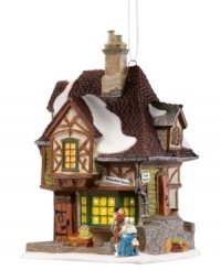 Londoners come in from the cold and warm up with a whiskey at Melancholy Tavern, a traditional English pup beloved by many from A Christmas Carol. Hang it in your tree or group with other Dickens Village miniatures from Department 56. Londoners come in from the cold and warm up with a whiskey at Melancholy Tavern, a traditional English pup beloved by many from A Christmas Carol. Hang it in your tree or group with other Dickens Village miniatures from Department 56.