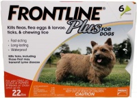 Frontline Plus For Dogs 0-22 Lb, 6 Pk Frontline Plus For Dogs 0-22 Lb, 6 Pk
