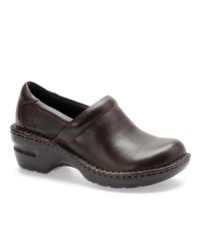 The Born brand is synonymous with comfort and quality, and its b.o.c. collection is no different, as exemplified by the Margaret clogs. Crafted in leather with an effortless slip-on design, they'll be a favorite for your weekend wardrobe. The Born brand is synonymous with comfort and quality, and its b.o.c. collection is no different, as exemplified by the Margaret clogs. Crafted in leather with an effortless slip-on design, they'll be a favorite for your weekend wardrobe.